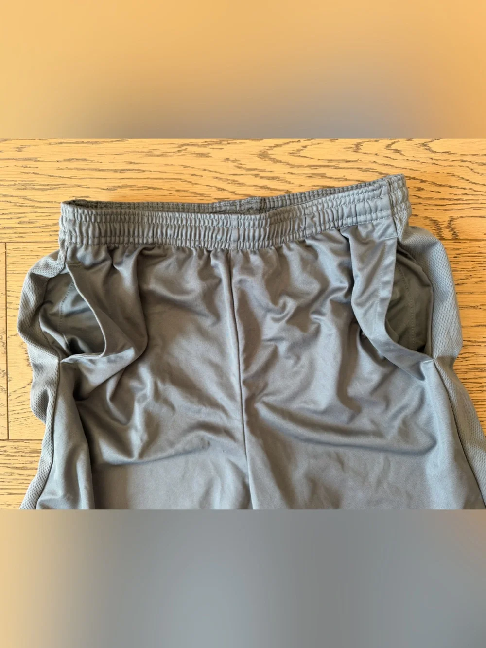 Nike Boys Gray Dri-FIT Athletic Shorts w/ Pockets, Size Big Kids XL